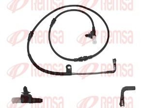 Warning Contact, brake pad wear (001083)