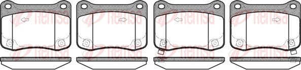 Brake Pad Set, disc brake (1353.02)