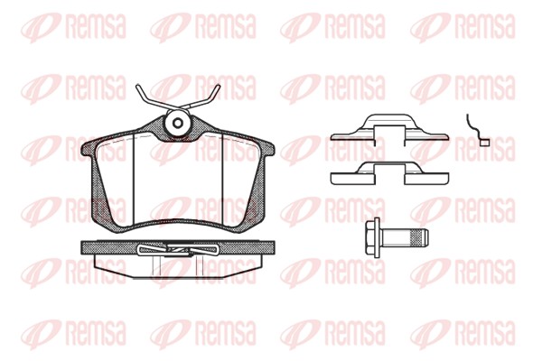 Brake Pad Set, disc brake (0263.16)