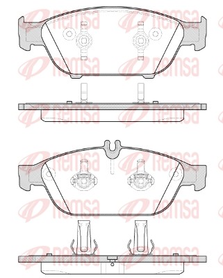 Brake Pad Set, disc brake (1441.10)