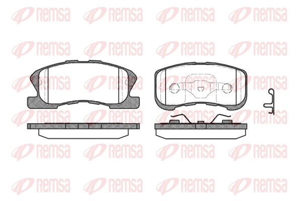 Brake Pad Set, disc brake (0720.02)