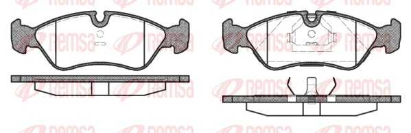 Brake Pad Set, disc brake (0286.10)