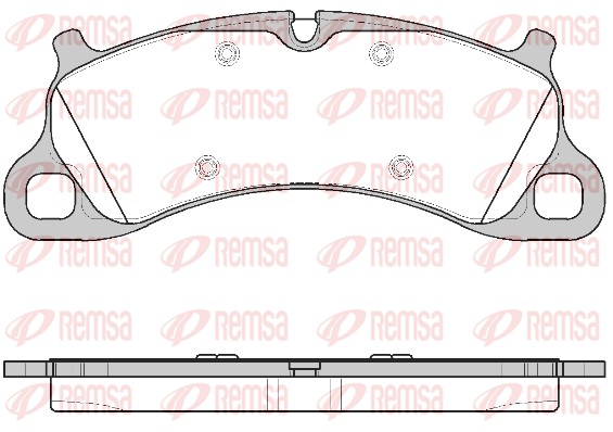 Brake Pad Set, disc brake (1542.00)