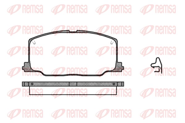 Brake Pad Set, disc brake (0268.04)