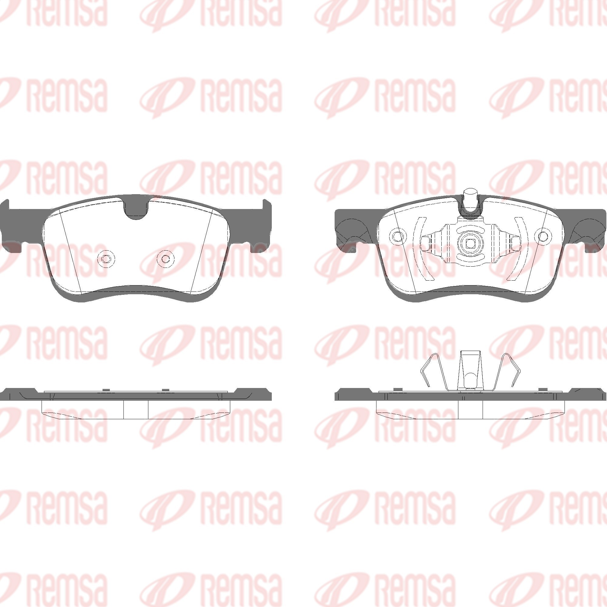 Brake Pad Set, disc brake (1580.10)