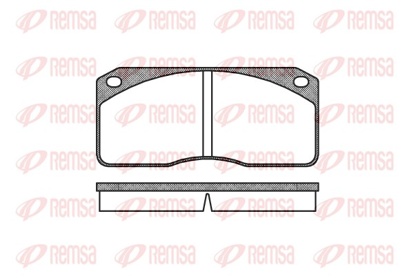 Brake Pad Set, disc brake (0278.00)