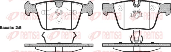 Brake Pad Set, disc brake (1216.00)