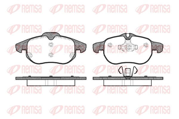 Brake Pad Set, disc brake (0888.00)