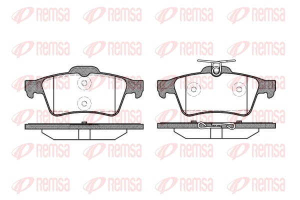 Brake Pad Set, disc brake (0842.20)