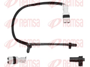 Warning Contact, brake pad wear (001090)