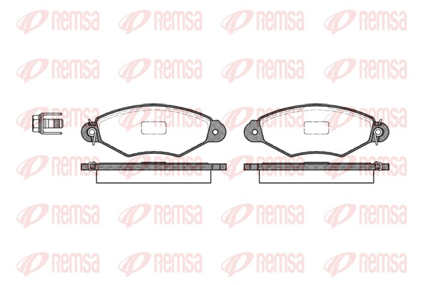 Brake Pad Set, disc brake (0643.00)