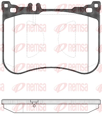 Brake Pad Set, disc brake (1534.00)