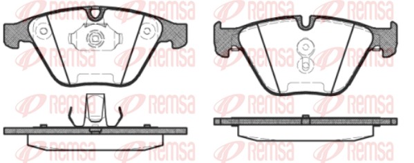 Brake Pad Set, disc brake (0857.30)