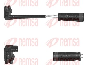 Warning Contact, brake pad wear (001076)