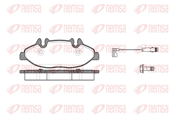 Brake Pad Set, disc brake (1109.02)