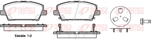 Brake Pad Set, disc brake (1205.02)