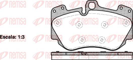Brake Pad Set, disc brake (1140.10)