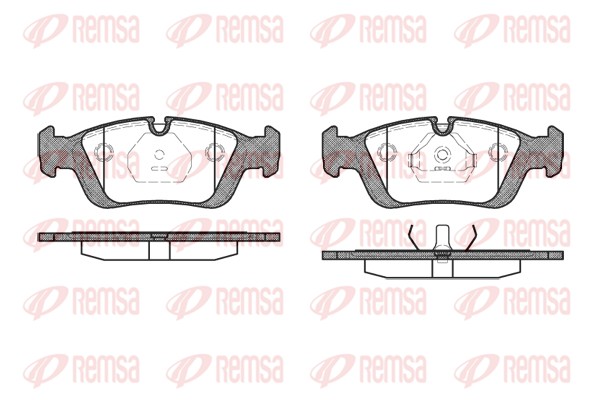 Brake Pad Set, disc brake (0384.00)