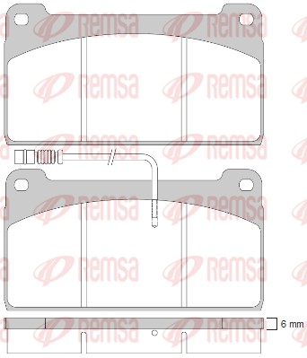 Brake Pad Set, disc brake (JCA 823.41)