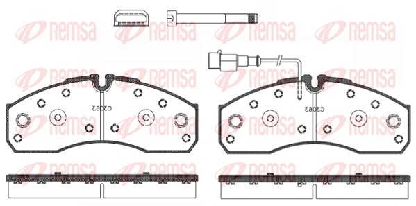 Brake Pad Set, disc brake (0651.42)