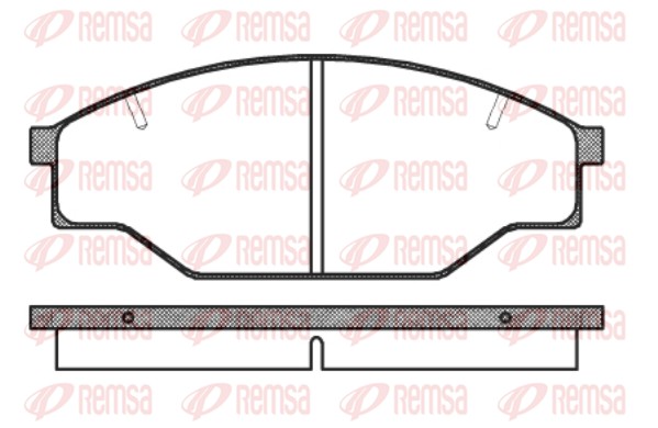 Brake Pad Set, disc brake (0197.10)