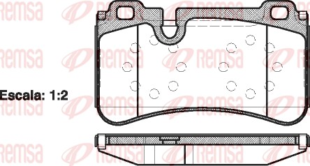 Brake Pad Set, disc brake (1280.00)