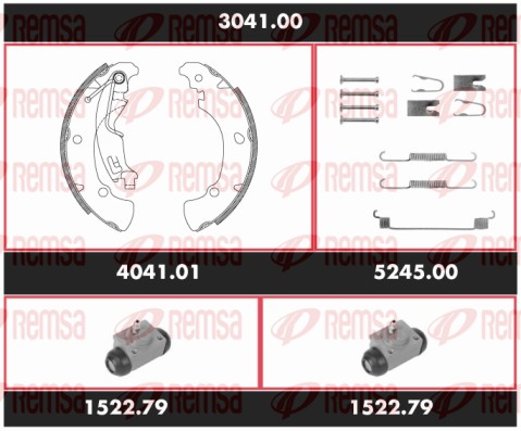 Brake Kit, drum brake (3041.00)