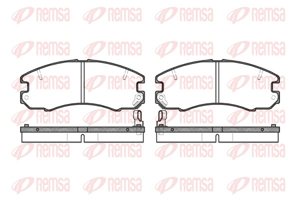 Brake Pad Set, disc brake (0316.04)