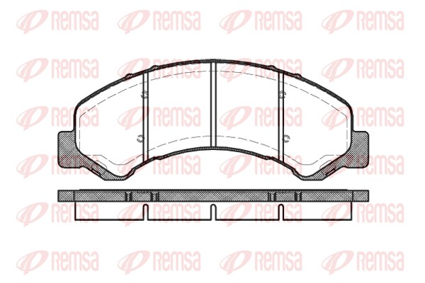 Brake Pad Set, disc brake (0763.00)
