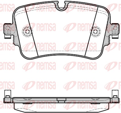 Brake Pad Set, disc brake (1668.08)