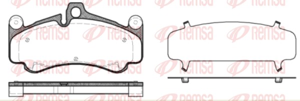 Brake Pad Set, disc brake (1066.30)