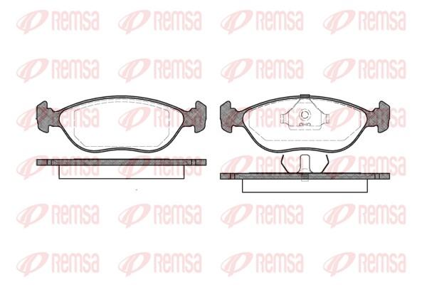 Brake Pad Set, disc brake (0444.00)