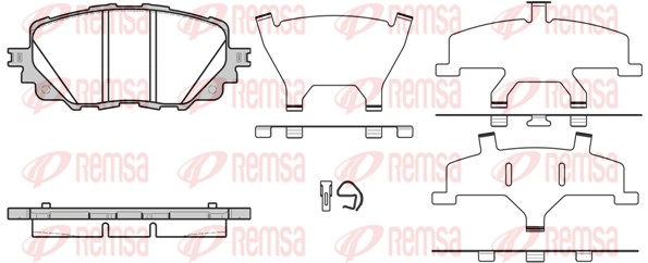 Brake Pad Set, disc brake (1708.00)