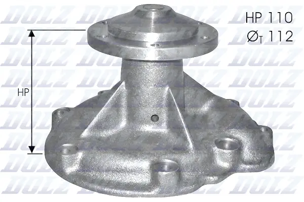 Water Pump, engine cooling (I102)