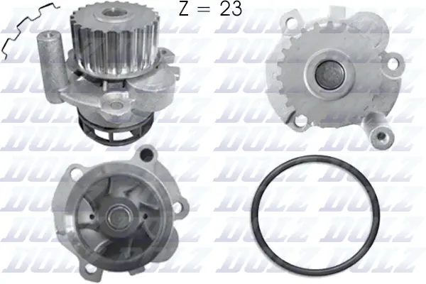 Water Pump, engine cooling (A212)