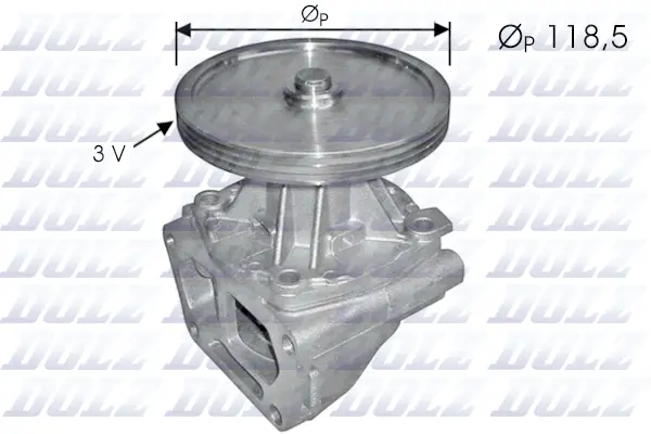Water Pump, engine cooling (S121)