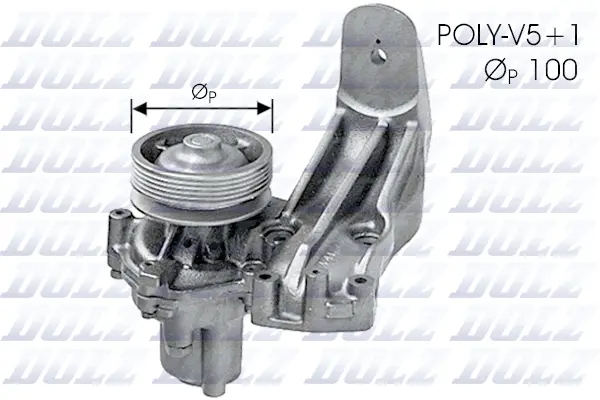 Water Pump, engine cooling (L140)