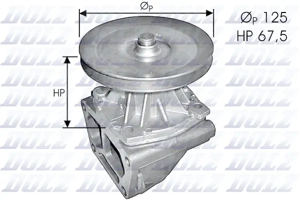 Water Pump, engine cooling (S124)