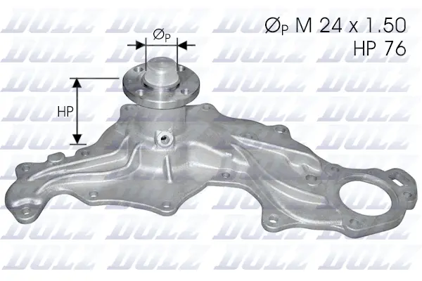 Water Pump, engine cooling (F122)
