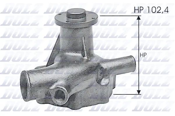 Water Pump, engine cooling (N122)