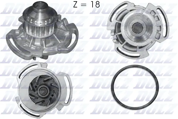 Water Pump, engine cooling (A170)