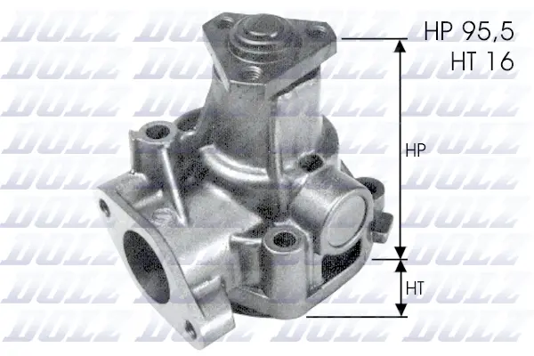 Water Pump, engine cooling (L155)