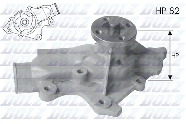 Water Pump, engine cooling (J201)