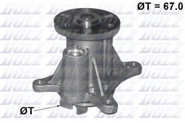 Water Pump, engine cooling (C140)