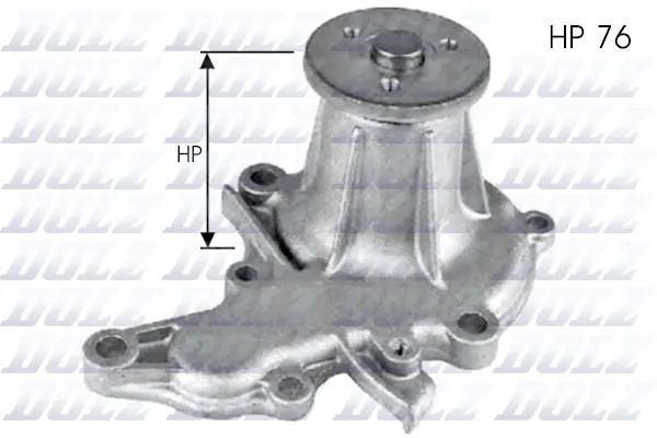 Water Pump, engine cooling (M166)