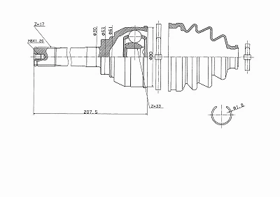 Joint Kit, drive shaft
