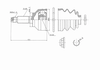 Joint Kit, drive shaft