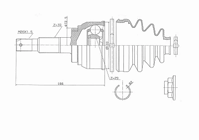 Joint Kit, drive shaft