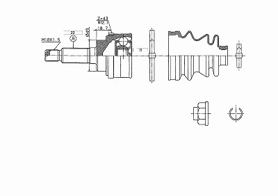 Joint Kit, drive shaft