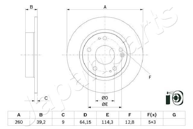 Brake Disc (DP-428C)
